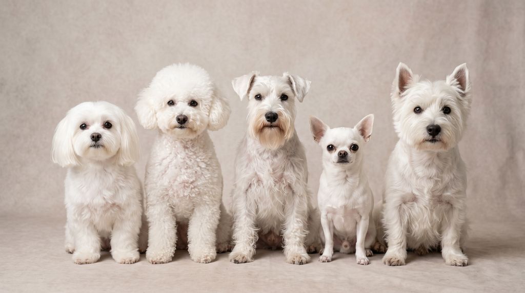 perro pequeño blanco